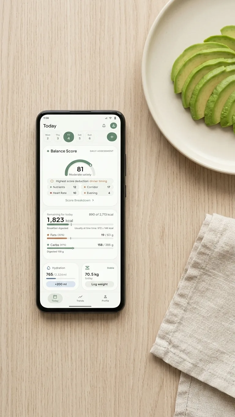 PlateSight meal tracking with smartphone camera